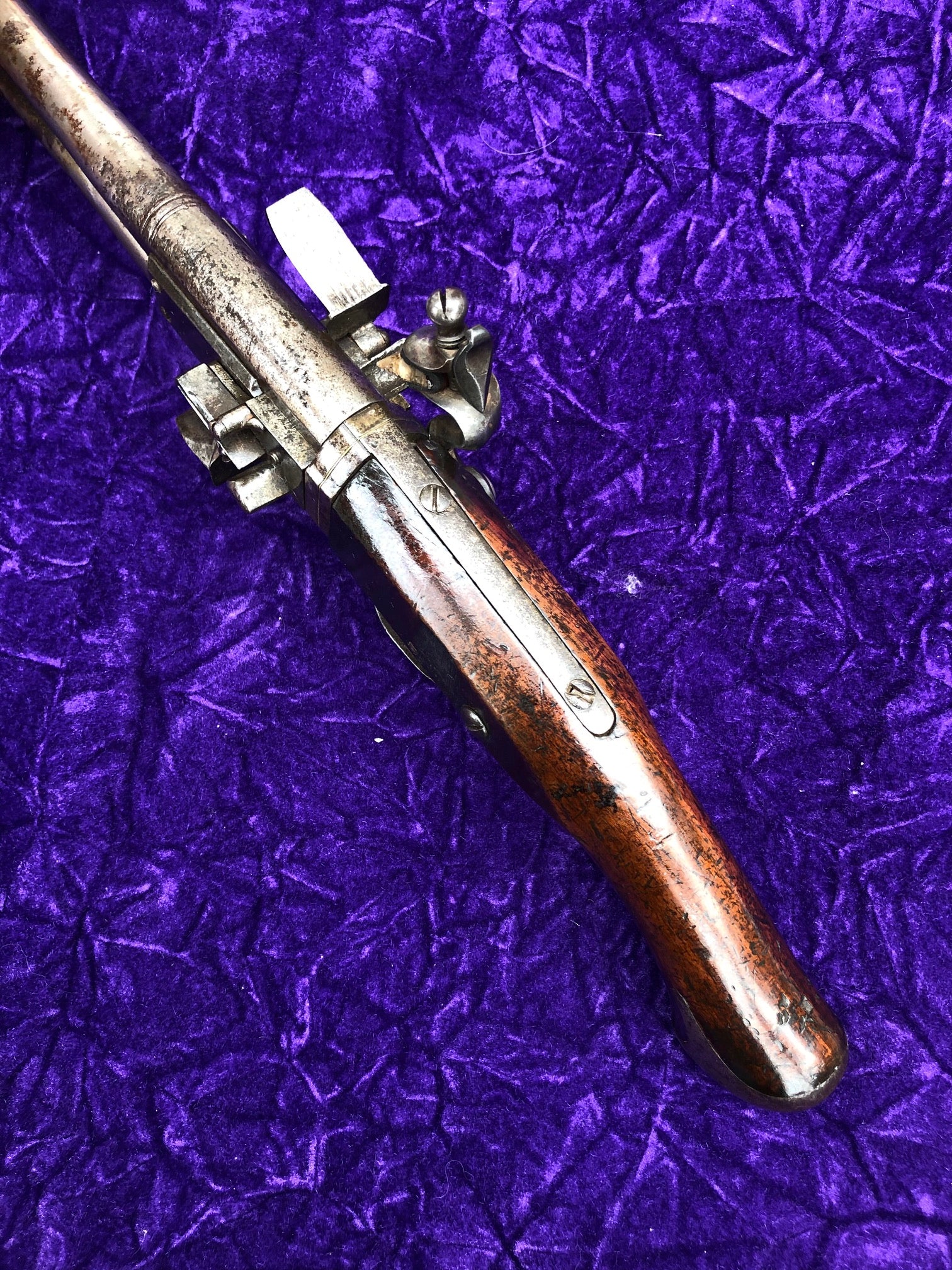 A Rare Large Antique Dutch Flintlock Wender Holster Pistol - Image 23