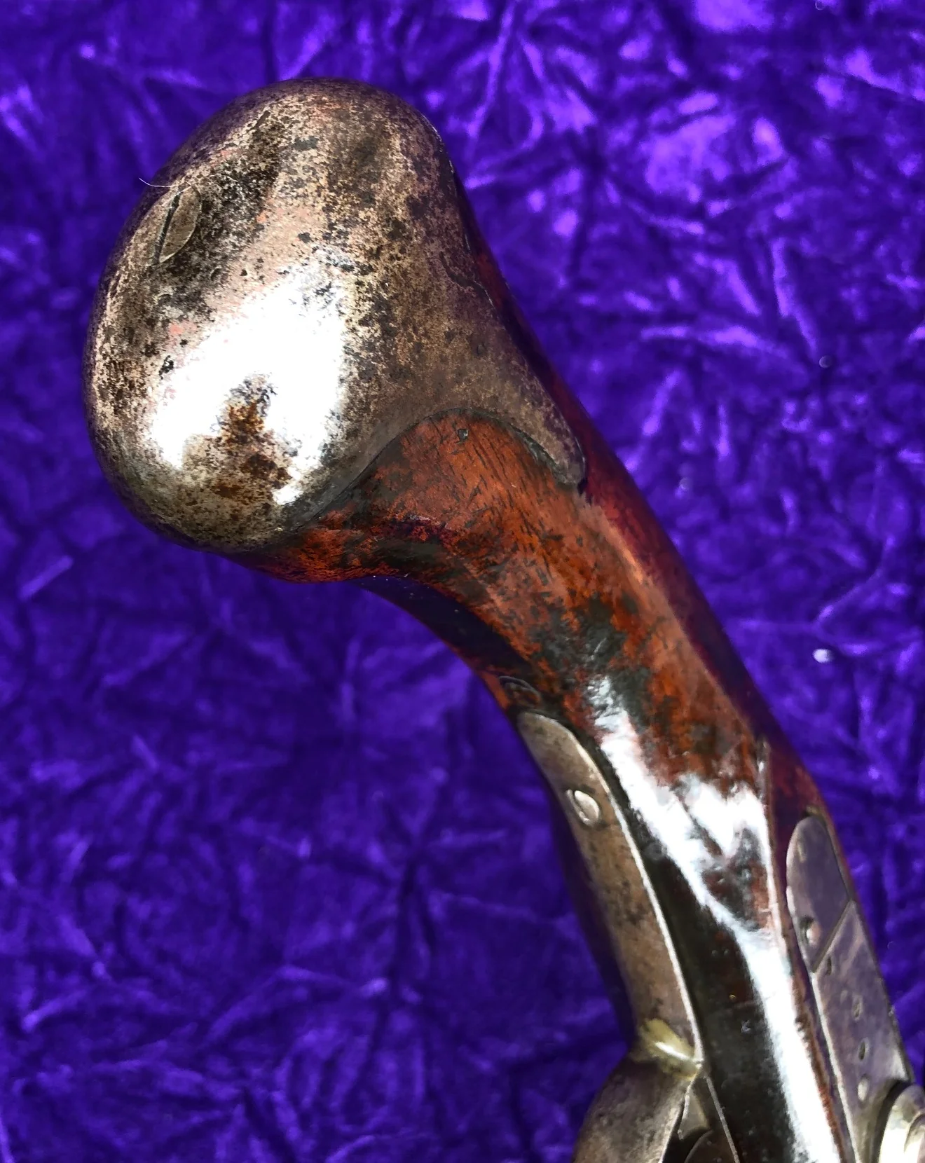 A Rare Large Antique Dutch Flintlock Wender Holster Pistol - Image 25