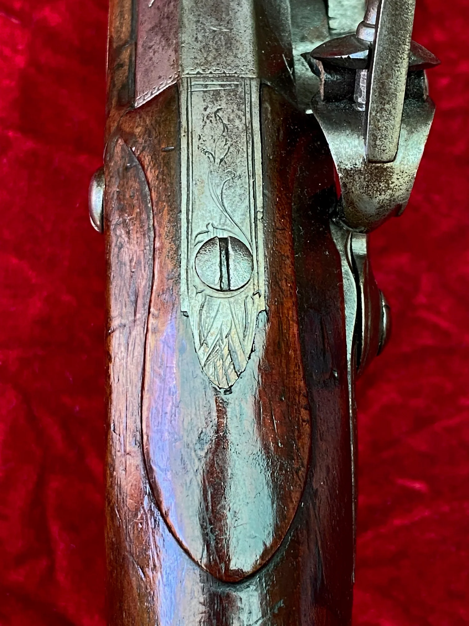 American Revolutionary War Period English Flintlock Officer's / Militia Pistol by BATE, LONDON - Image 15