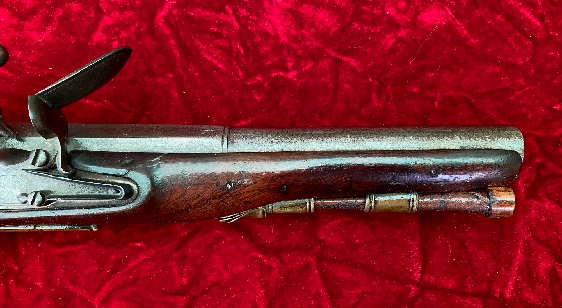 American Revolutionary War Period English Flintlock Officer's / Militia Pistol by BATE, LONDON - Image 4
