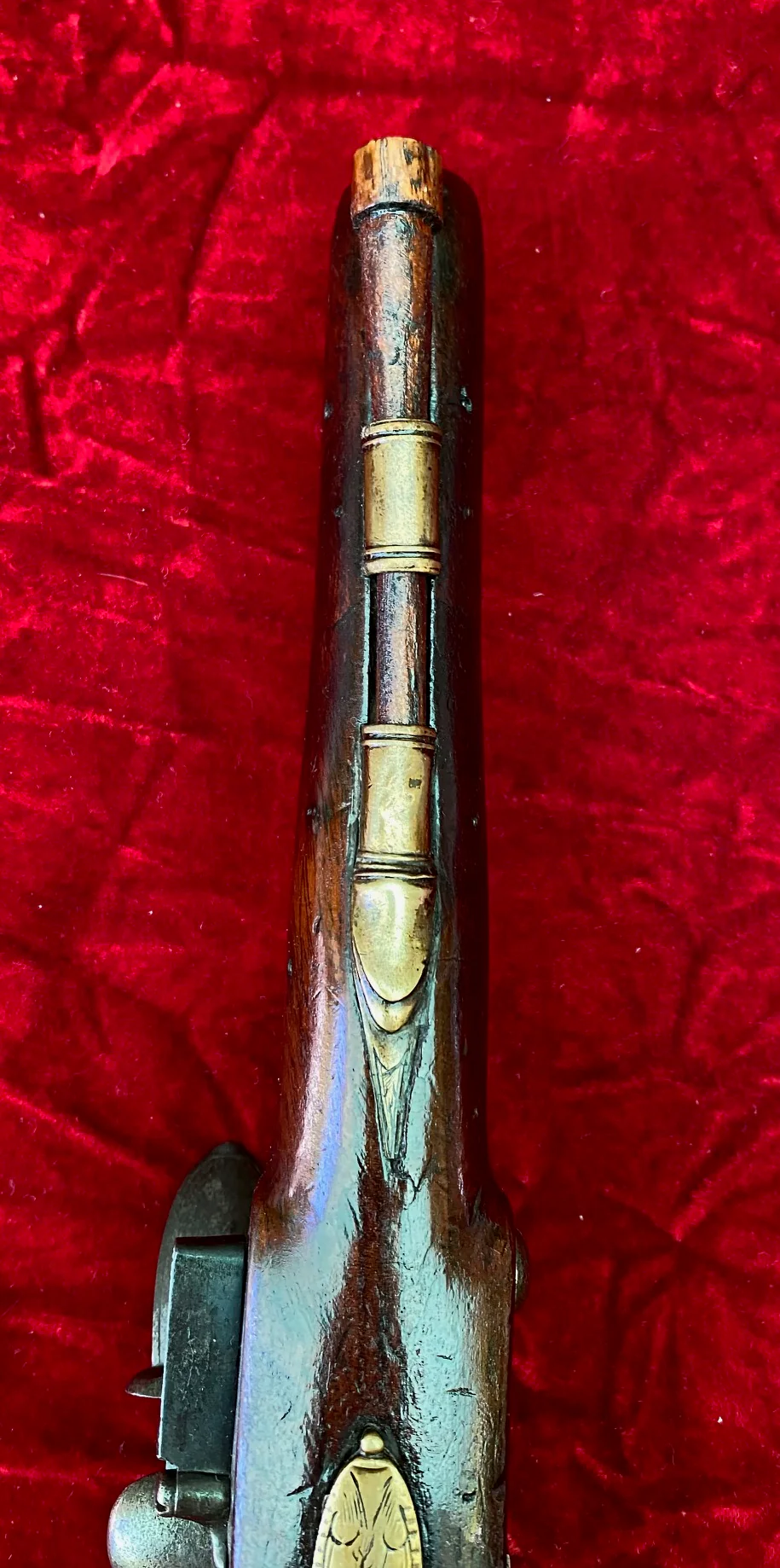 American Revolutionary War Period English Flintlock Officer's / Militia Pistol by BATE, LONDON - Image 6