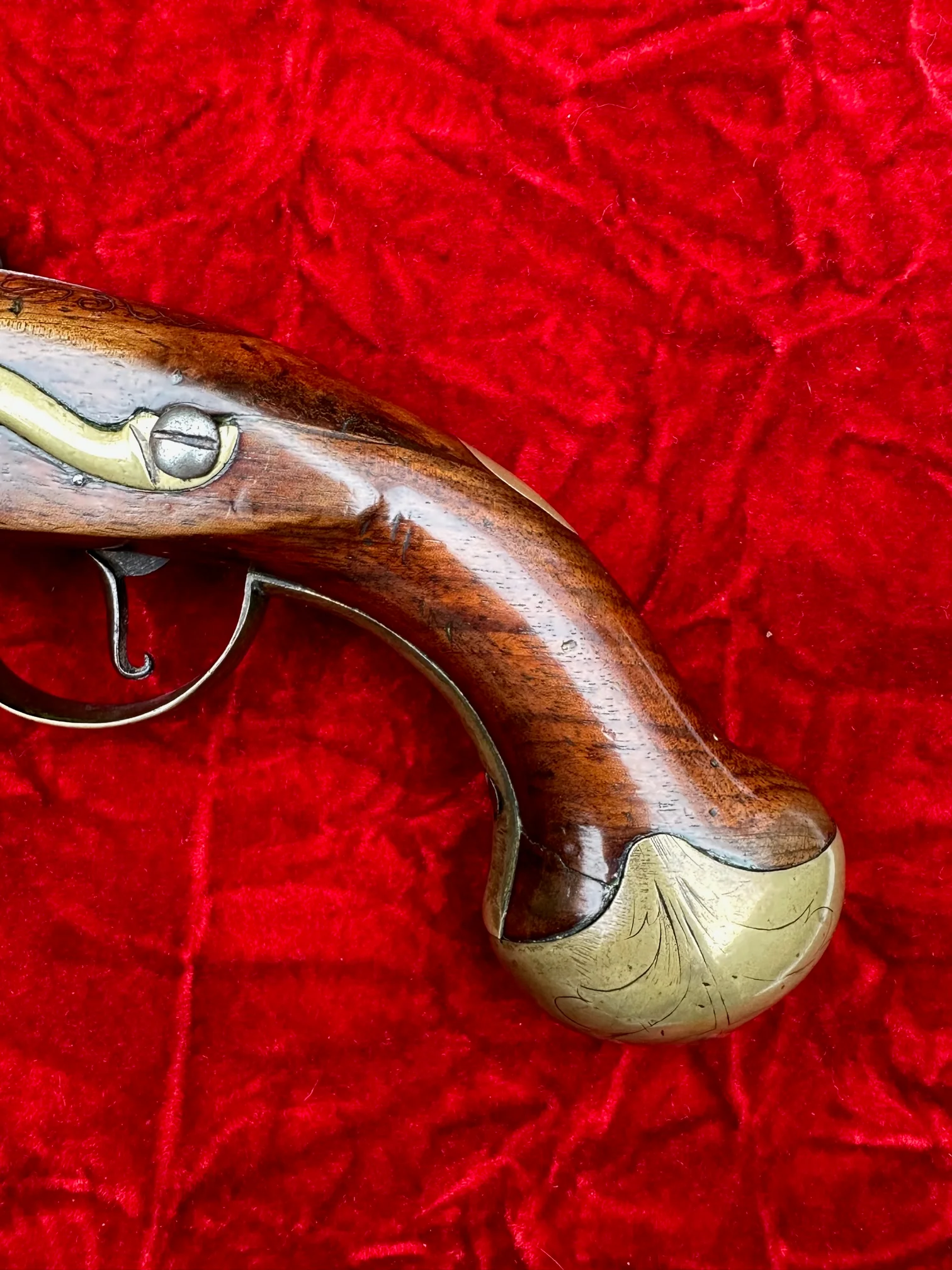 A Rare & Fantastic Large English Queen Anne Period Flintlock Holster Pistol - Image 10