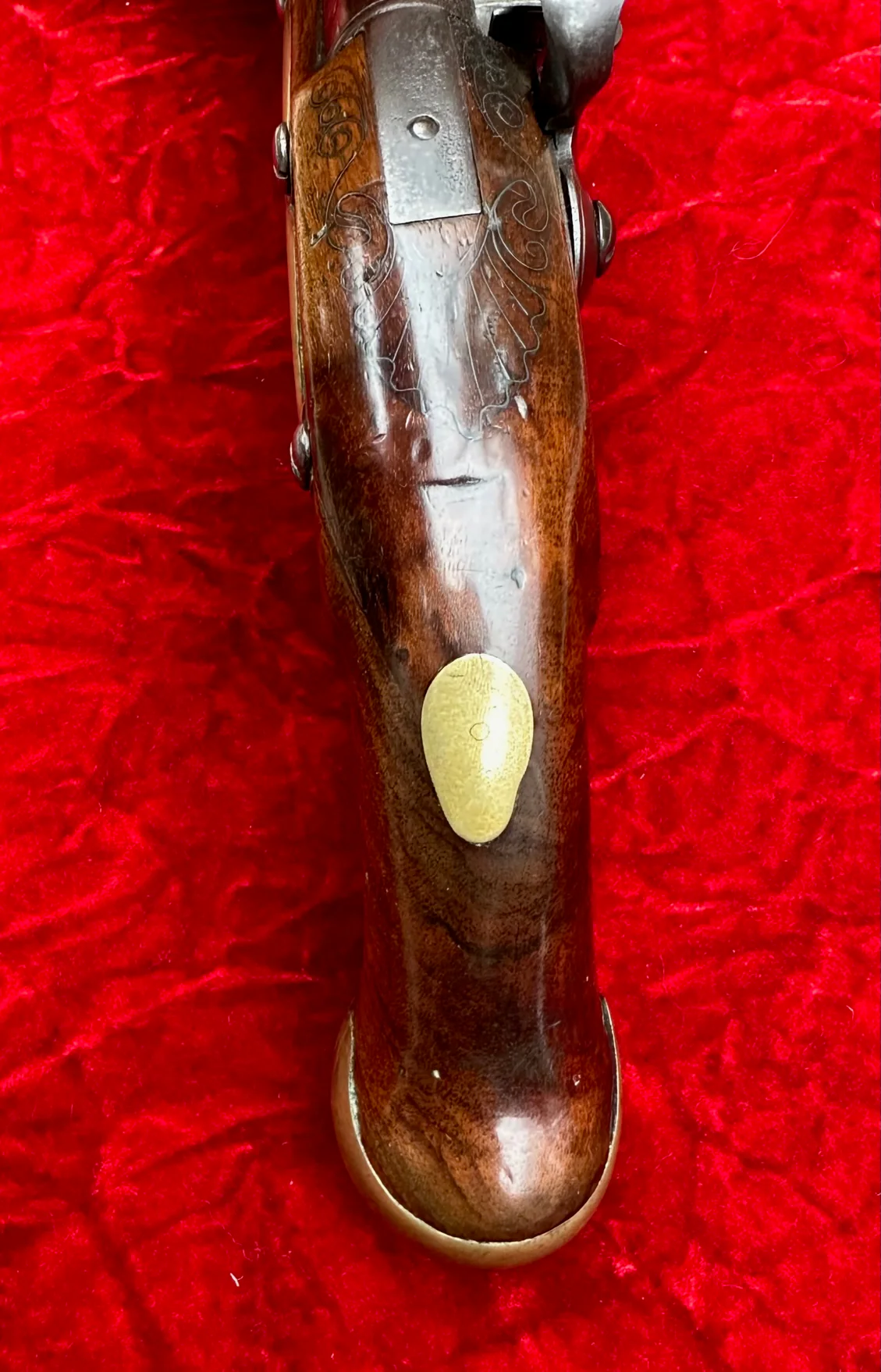 A Rare & Fantastic Large English Queen Anne Period Flintlock Holster Pistol - Image 16