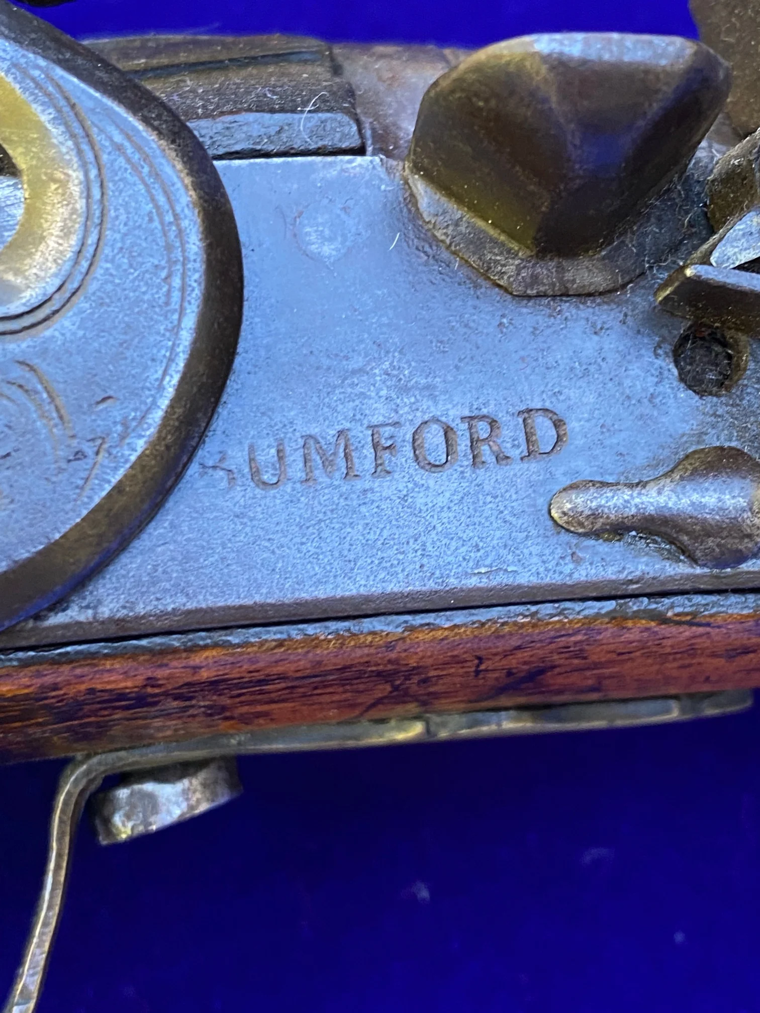 A Very Rare and important Early British Military Flintlock Militia or Volunteer Pistol by BUMFORD - Image 5