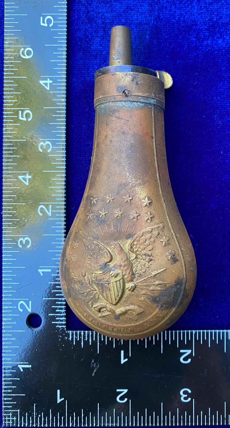 A Scarce Pistol Size EAGLE Powder Flask - Image 2