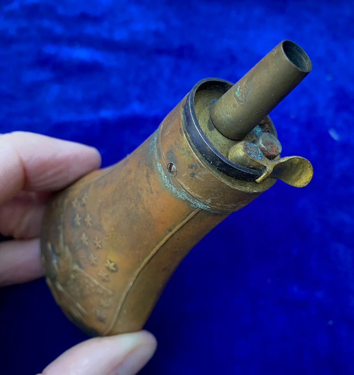 A Scarce Pistol Size EAGLE Powder Flask - Image 3