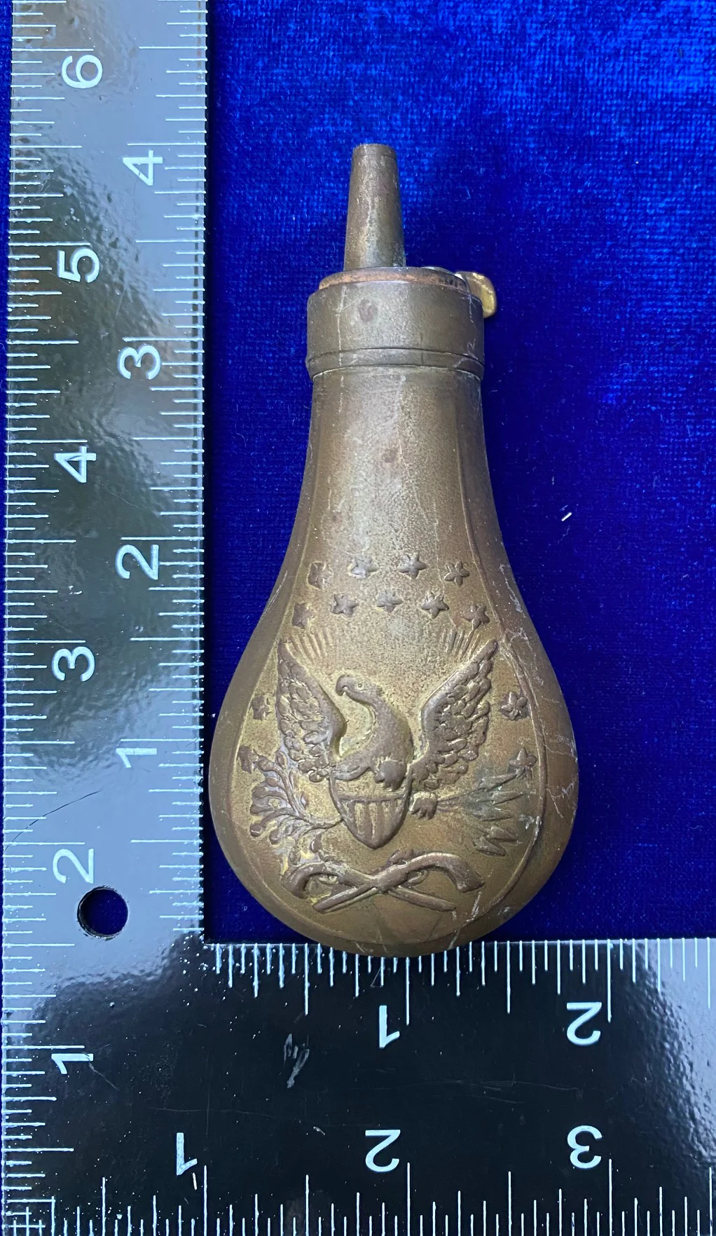 A Scarce Pistol Size EAGLE Powder Flask - Image 2