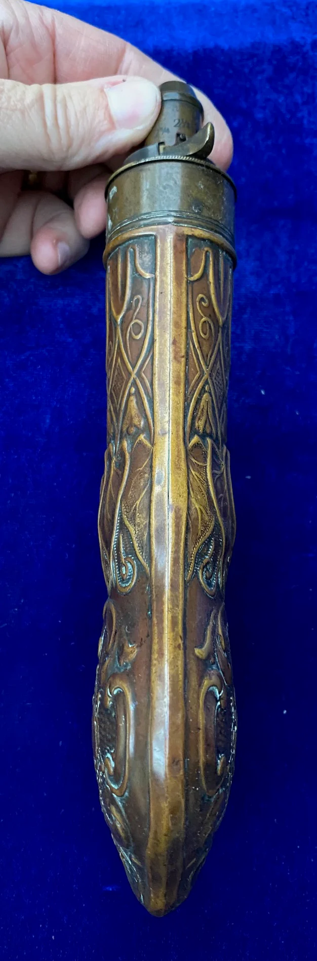 A Large English Powder Flask by G & J.W HAWKSLEY - Image 4