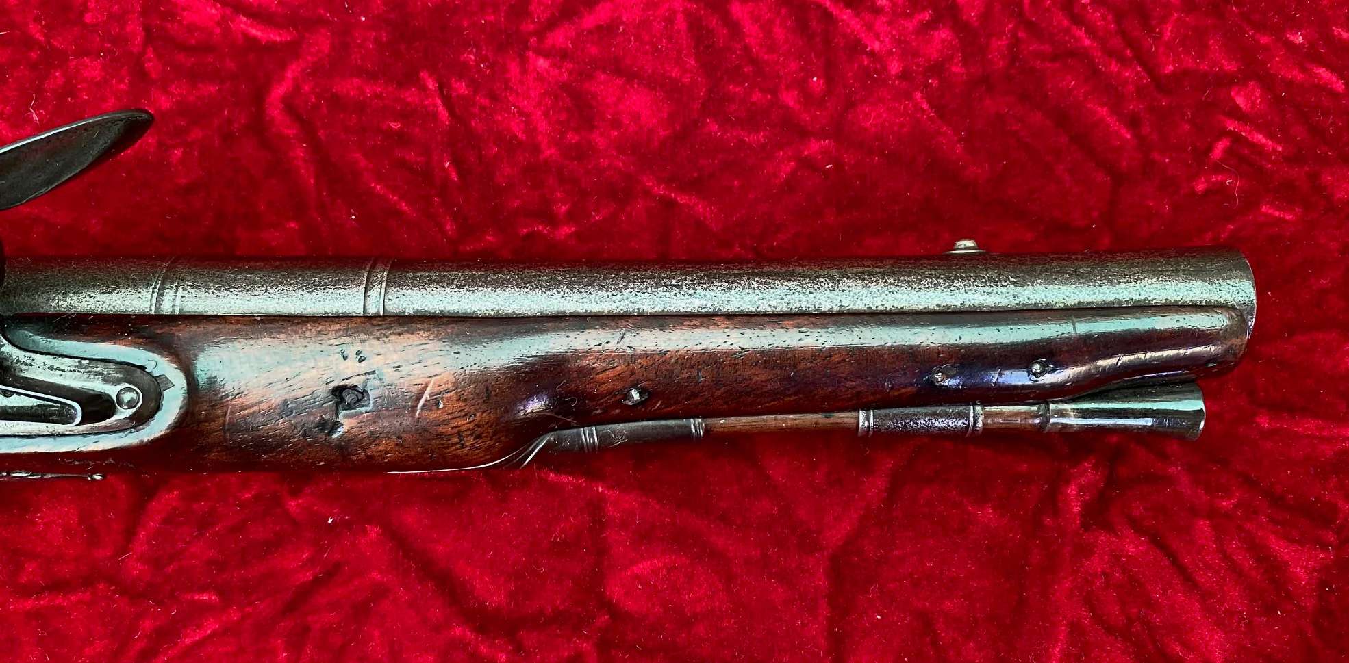 A Wonderful PAIR of English Flintlock Pistols of the American Revolutionary War Period by CLEMMES & BARBAR - Image 13