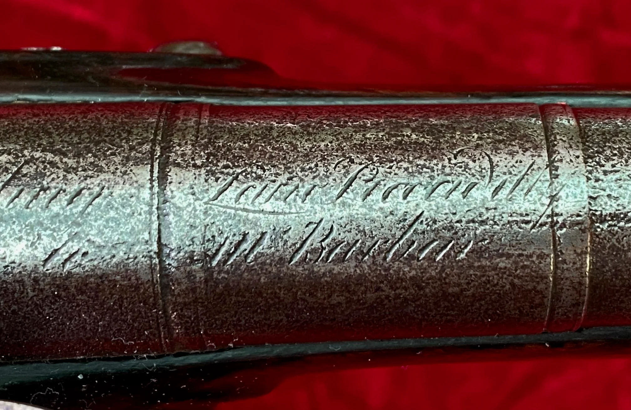 A Wonderful PAIR of English Flintlock Pistols of the American Revolutionary War Period by CLEMMES & BARBAR - Image 16
