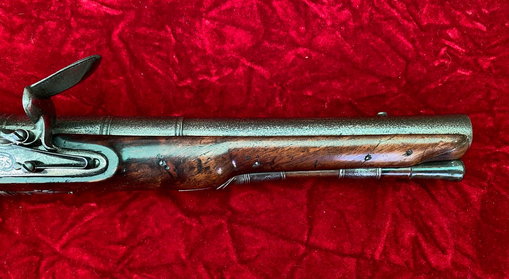 A Wonderful PAIR of English Flintlock Pistols of the American Revolutionary War Period by CLEMMES & BARBAR - Image 20
