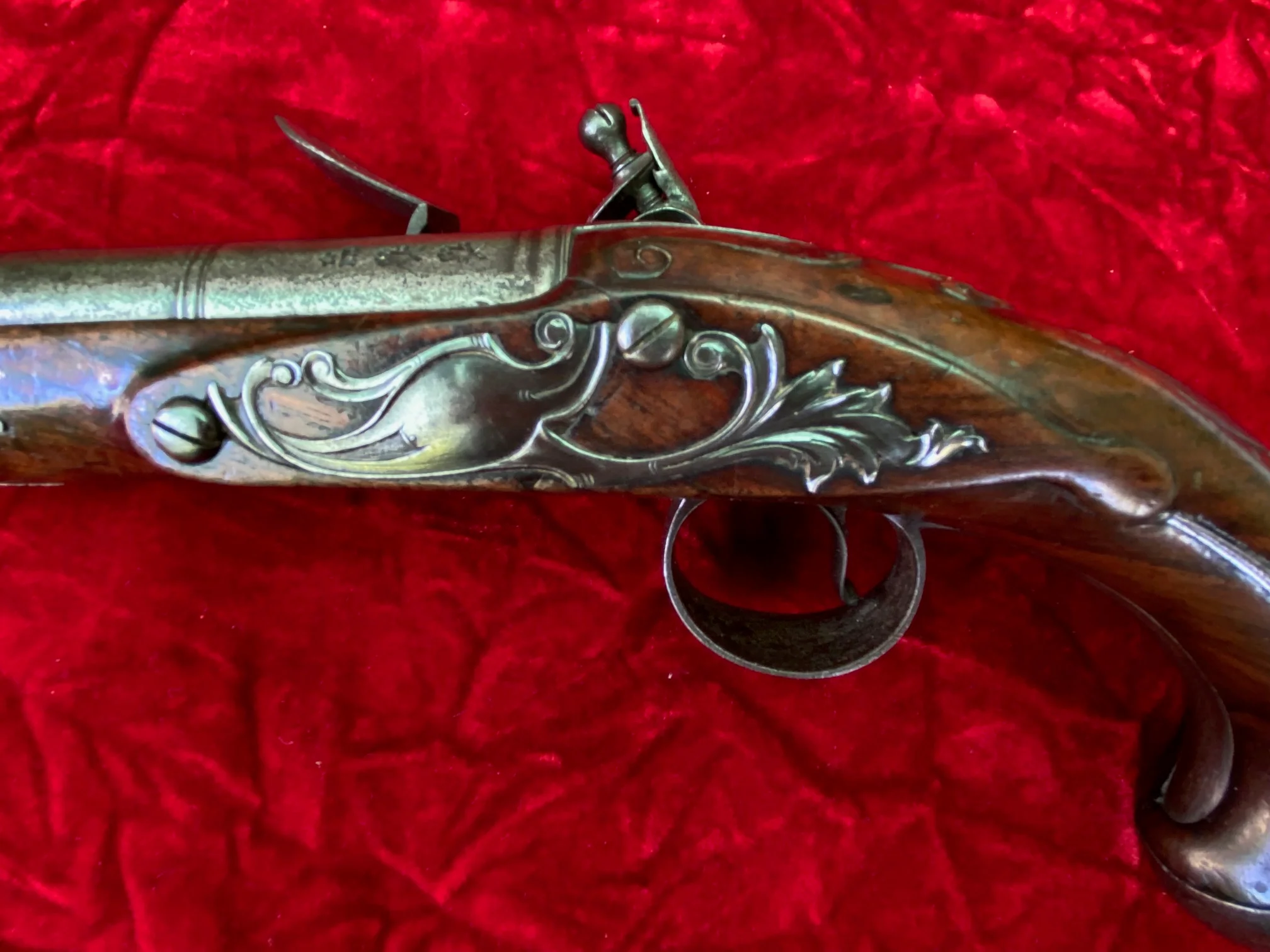 A Wonderful PAIR of English Flintlock Pistols of the American Revolutionary War Period by CLEMMES & BARBAR - Image 28