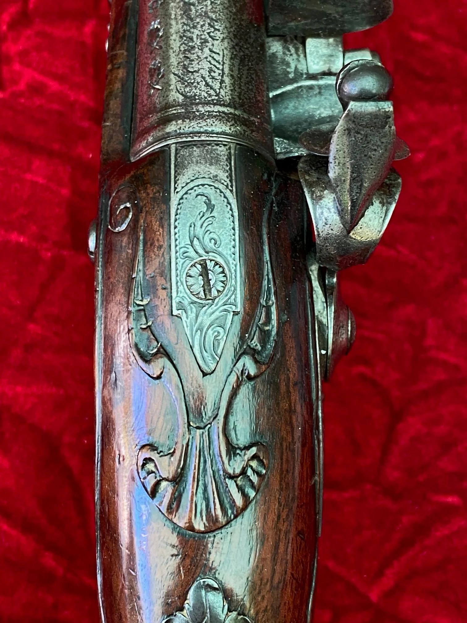 A Wonderful PAIR of English Flintlock Pistols of the American Revolutionary War Period by CLEMMES & BARBAR - Image 32