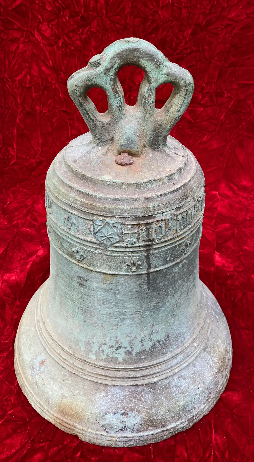 A Very Interesting & RARE Large Antique 17th-18th Century European Bronze Bell - Image 10