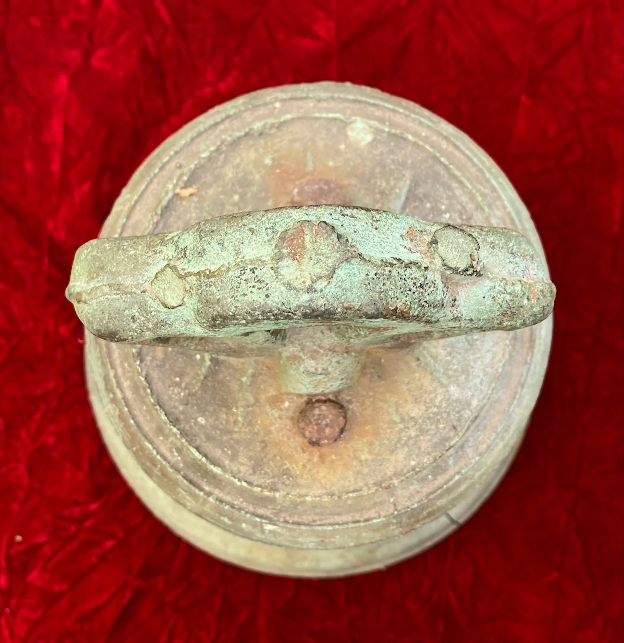 A Very Interesting & RARE Large Antique 17th-18th Century European Bronze Bell - Image 3