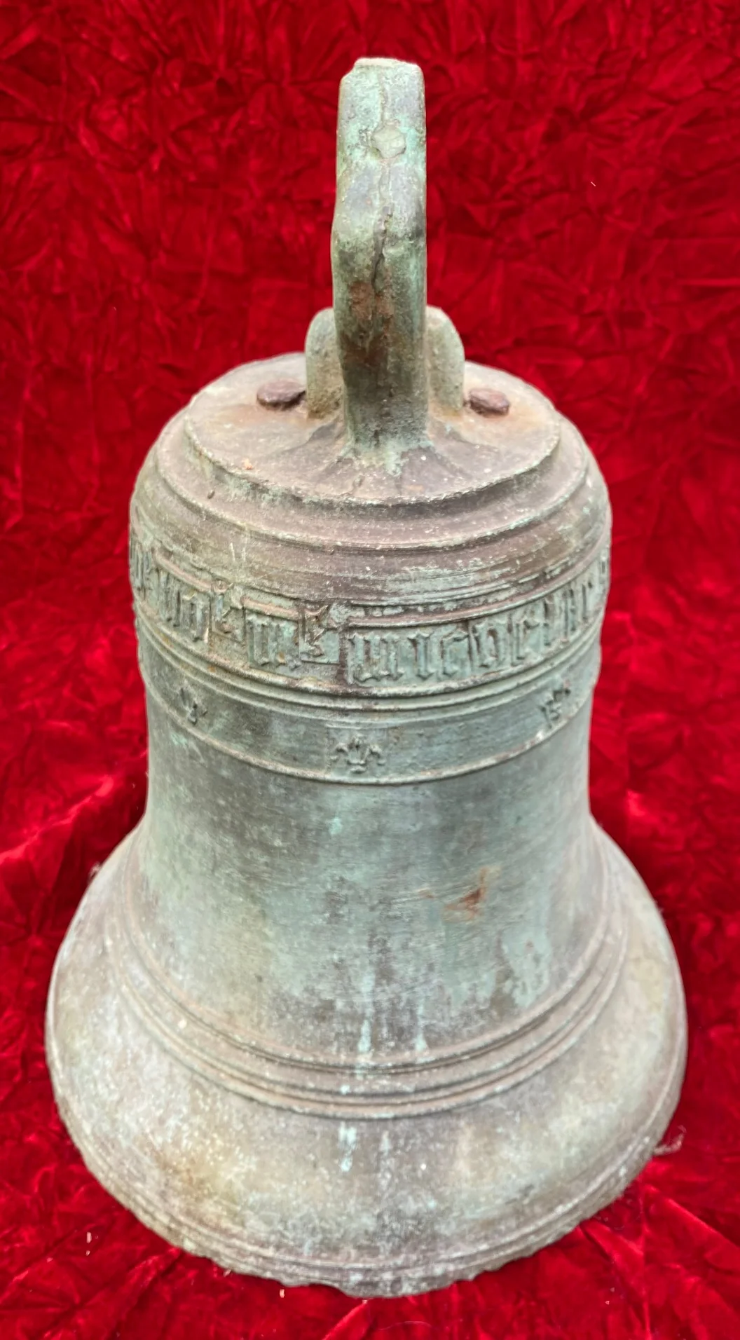 A Very Interesting & RARE Large Antique 17th-18th Century European Bronze Bell - Image 7