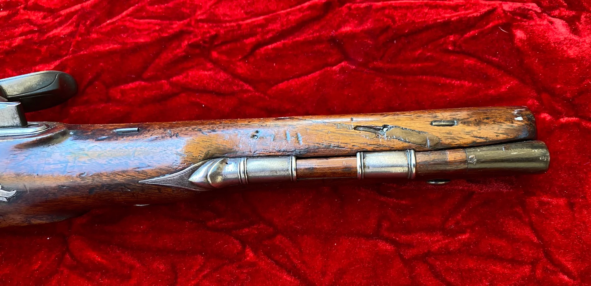A Good English Flintlock Officer's or Gentleman's Flintlock Traveling or Dueling Pistol by BASS - Image 5