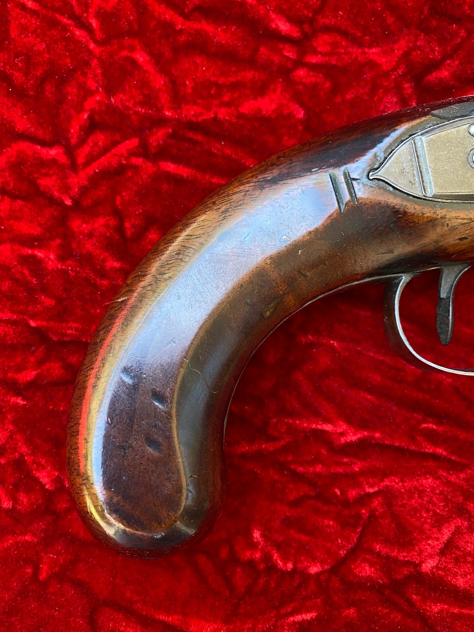 A Good English Flintlock Officer's or Gentleman's Flintlock Traveling or Dueling Pistol by BASS - Image 8