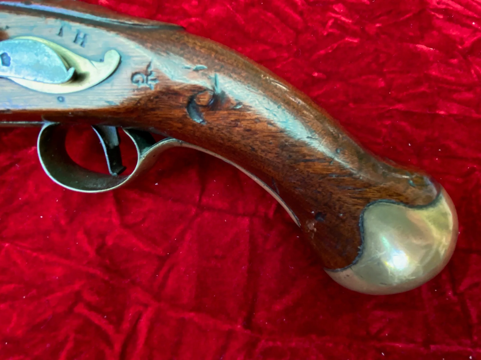 An Antique British Military Royal Navy Flintlock Long Sea Service Pistol - Image 13