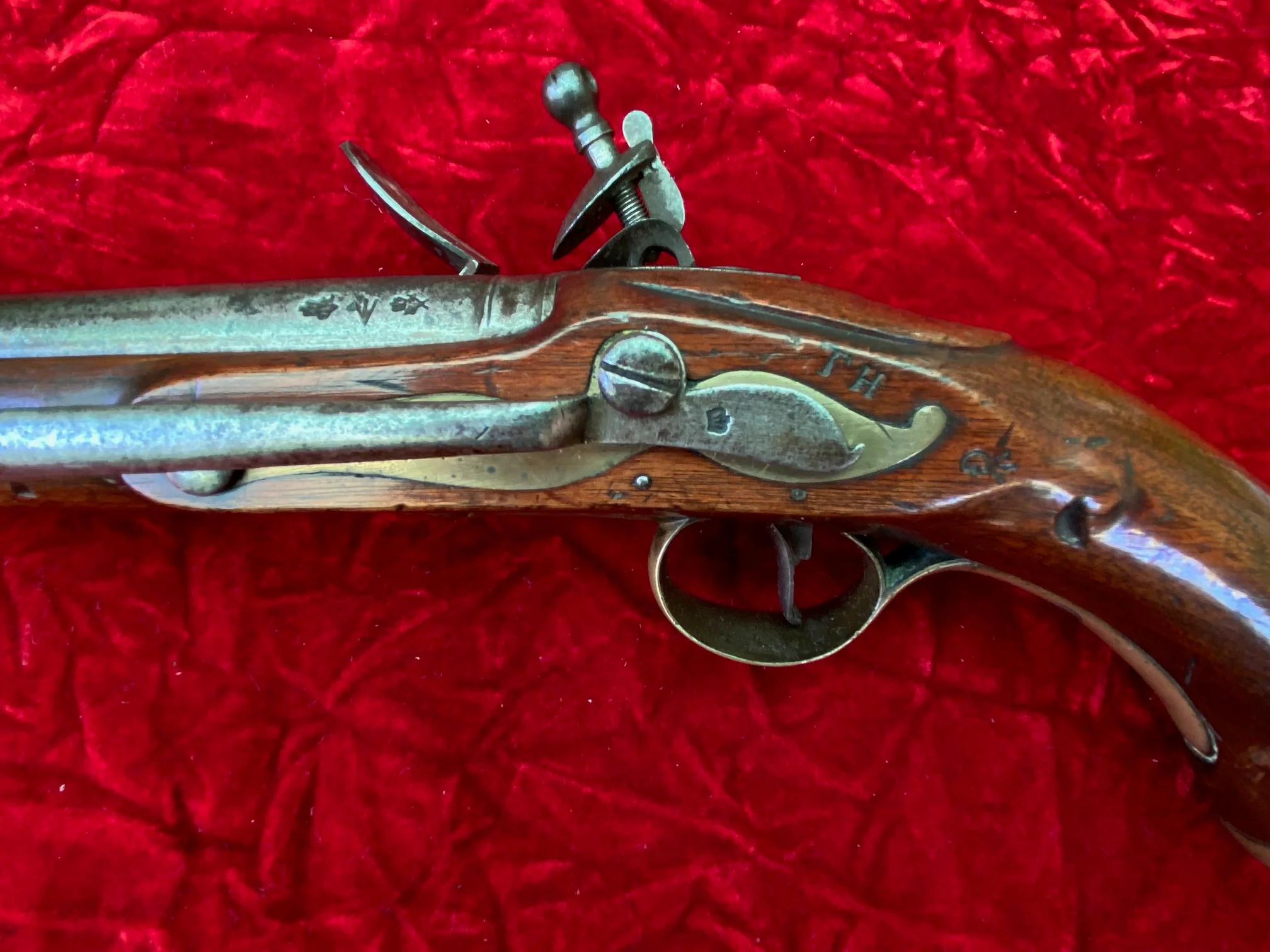 An Antique British Military Royal Navy Flintlock Long Sea Service Pistol - Image 14