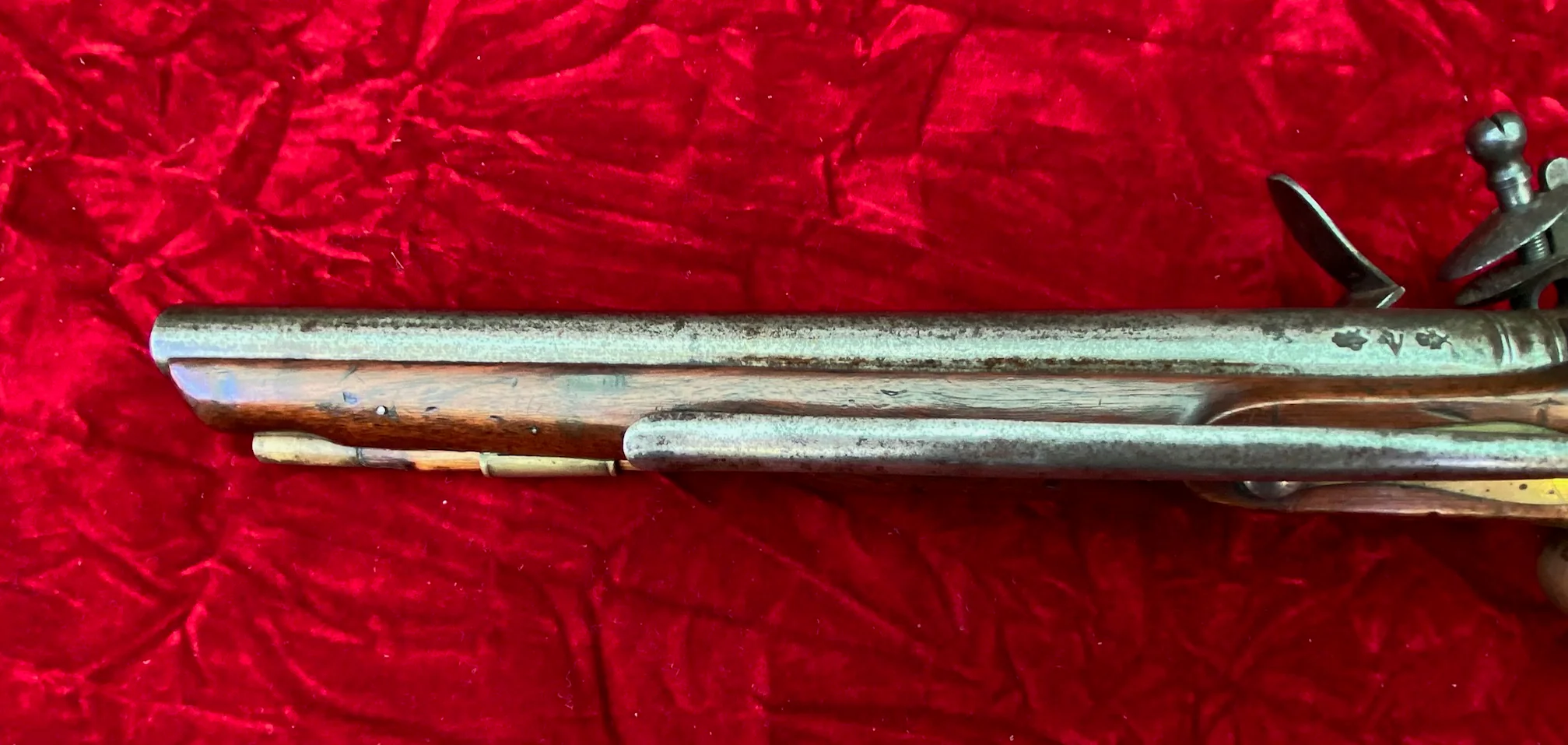 An Antique British Military Royal Navy Flintlock Long Sea Service Pistol - Image 15