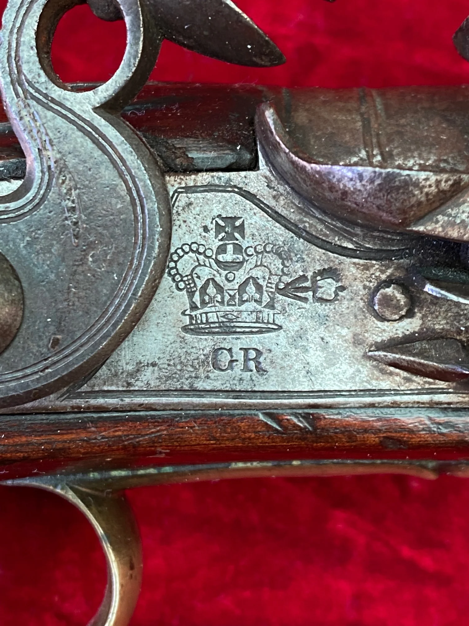 An Antique British Military Royal Navy Flintlock Long Sea Service Pistol - Image 6