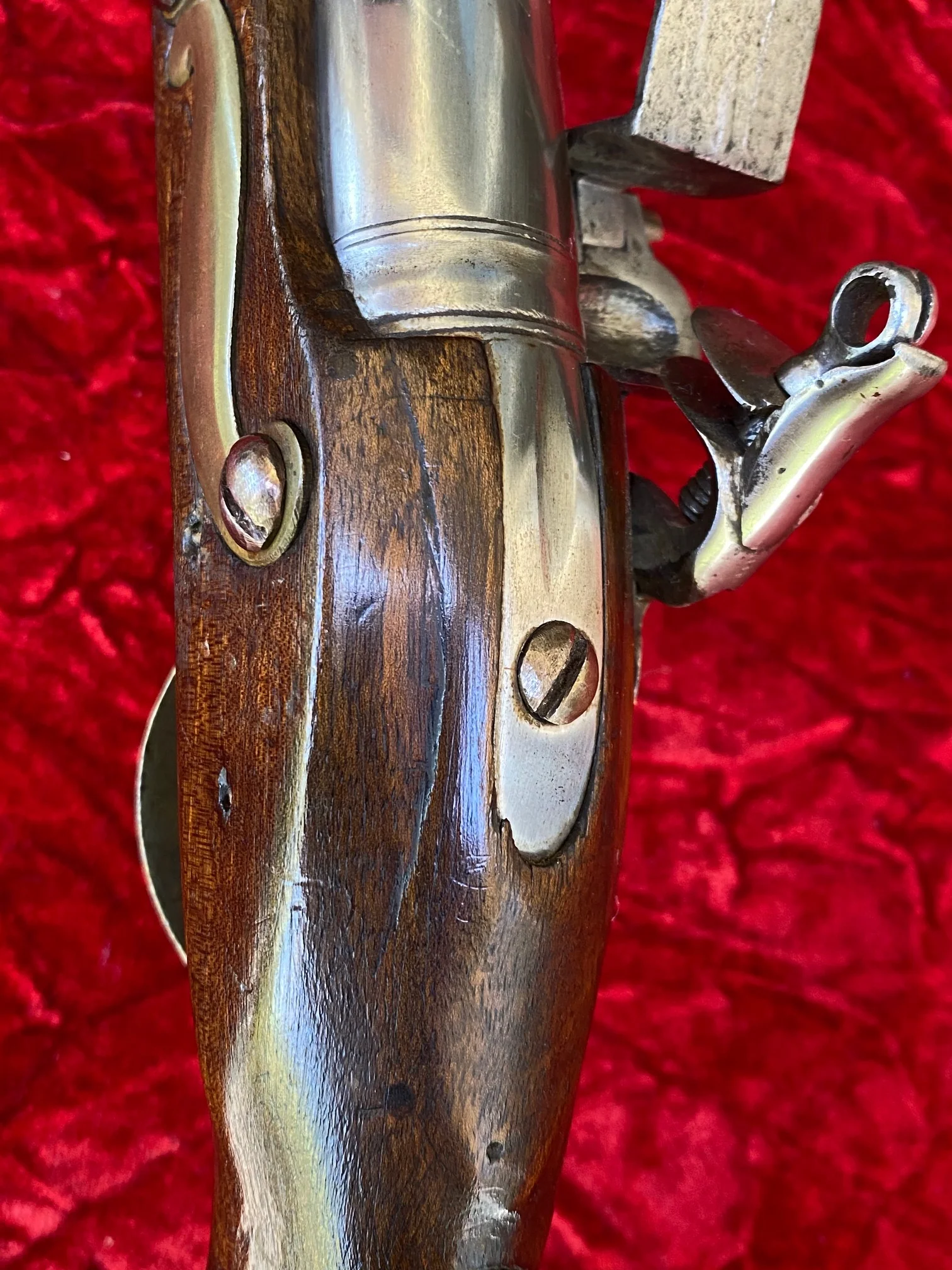 An Excellent Condition Antique Revolutionary War Period European Continental Military Flintlock Pistol - Image 12