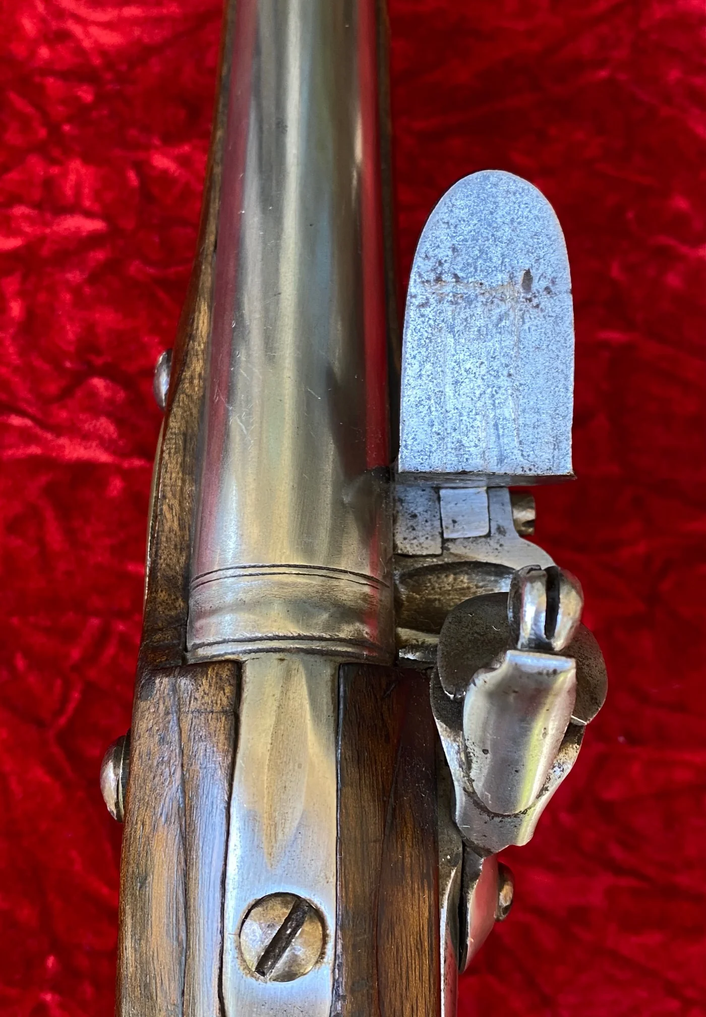 An Excellent Condition Antique Revolutionary War Period European Continental Military Flintlock Pistol - Image 13