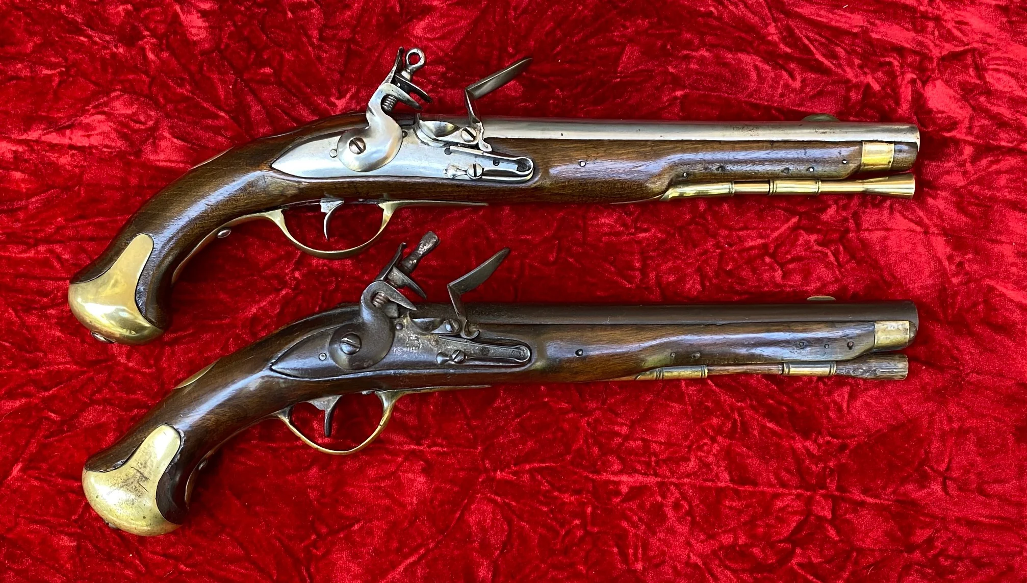 An Excellent Condition Antique Revolutionary War Period European Continental Military Flintlock Pistol - Image 15