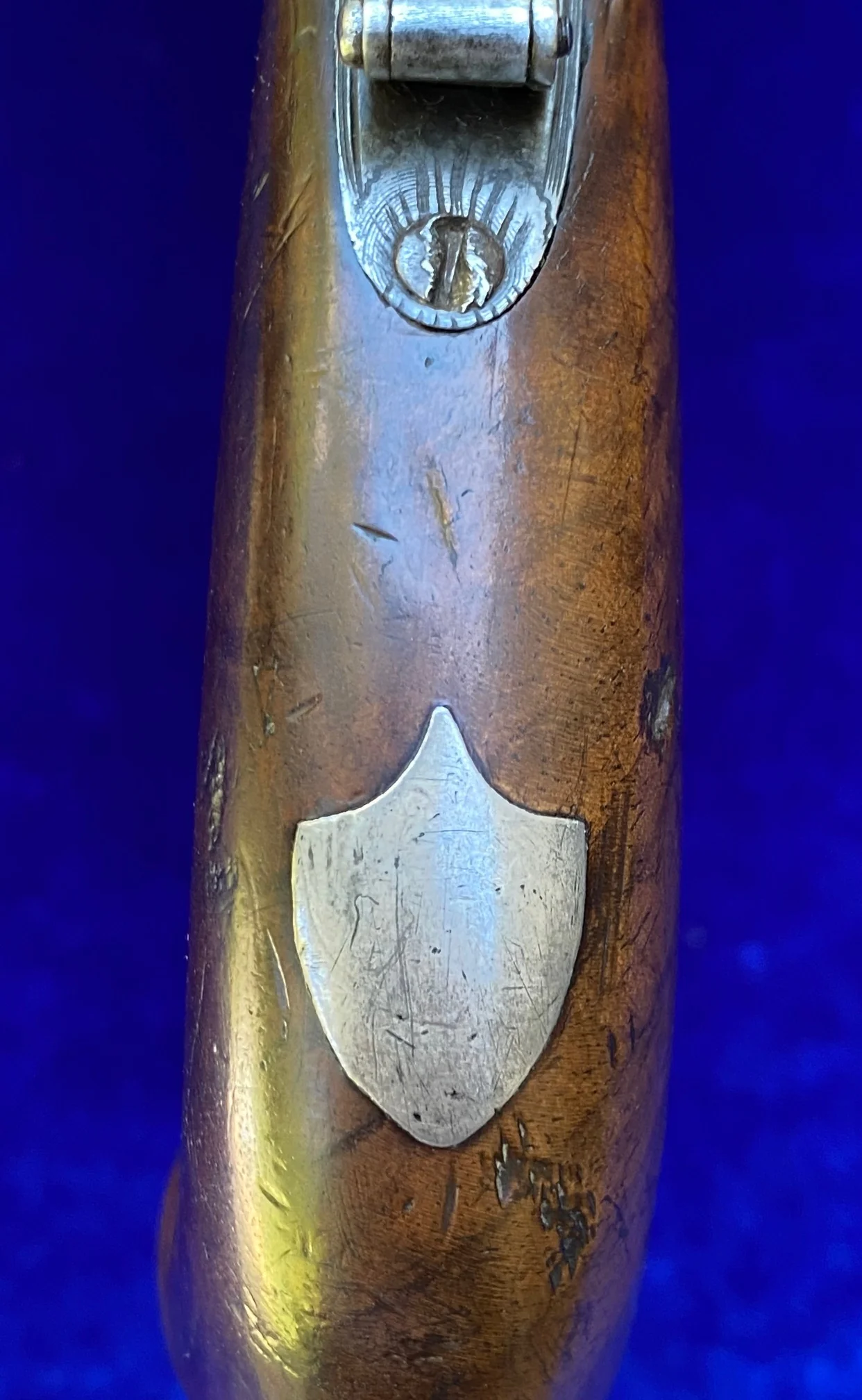 A Fantastic Cased Pair of English Silver Mounted Over & Under Double Barrel Tap-Action Box-Lock Flintlock Pistols by NICHOLSON, LONDON - Image 28