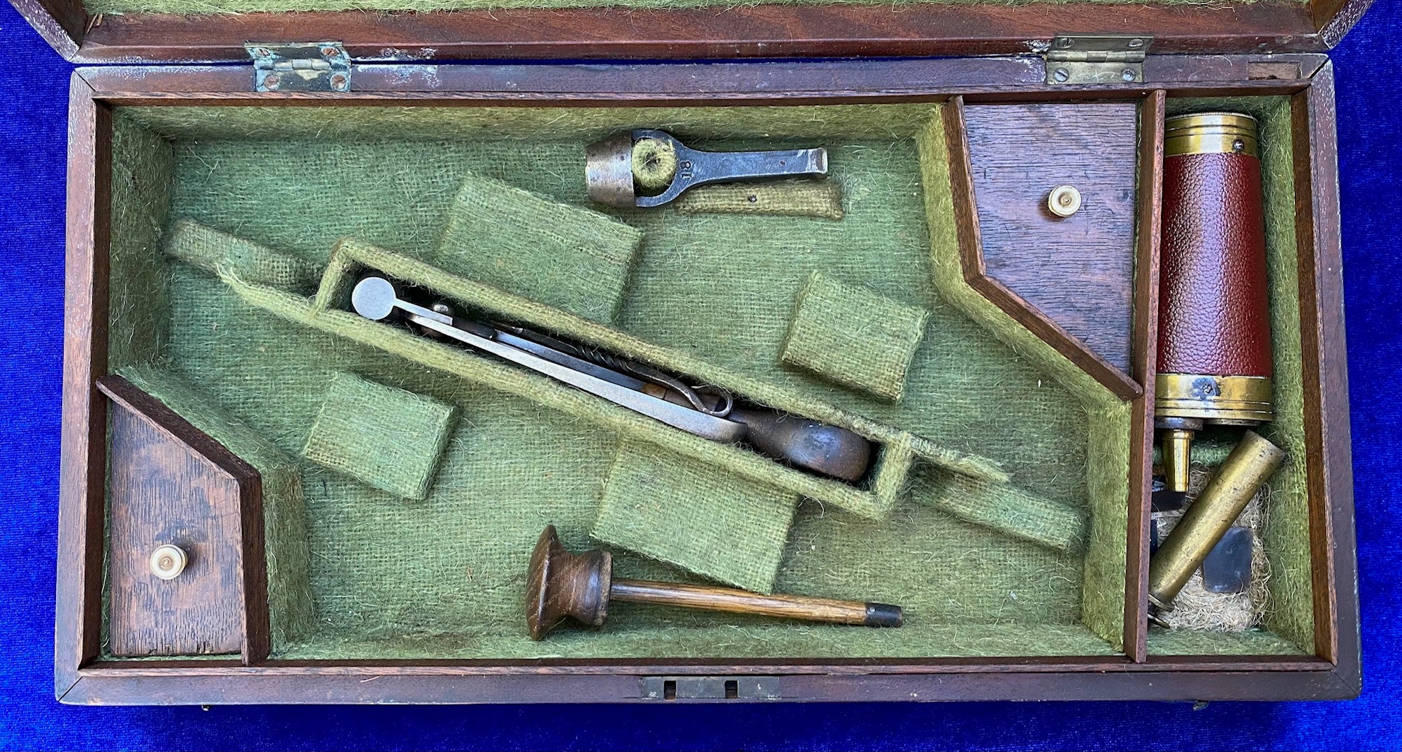 A Fantastic Cased Pair of English Silver Mounted Over & Under Double Barrel Tap-Action Box-Lock Flintlock Pistols by NICHOLSON, LONDON - Image 4