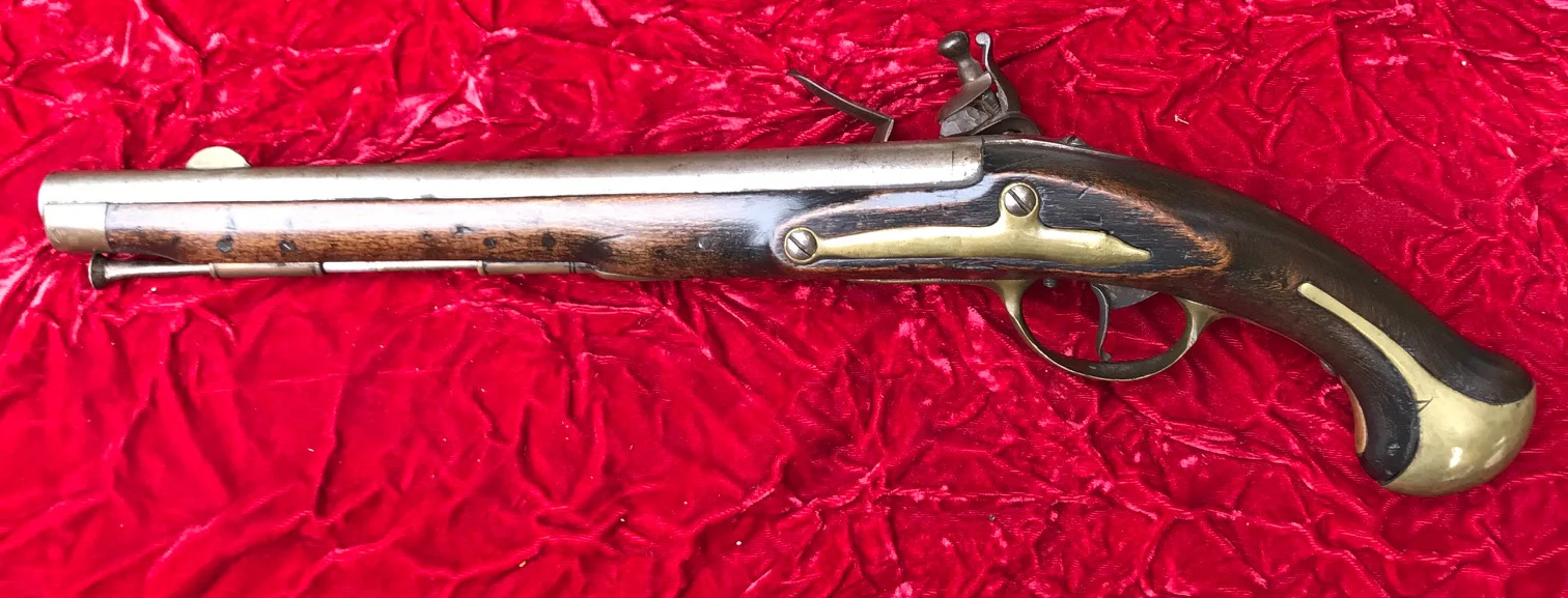 A Good Danish Military Model 1772 Heavy Dragoon Flintlock Holster Pistol - Image 9