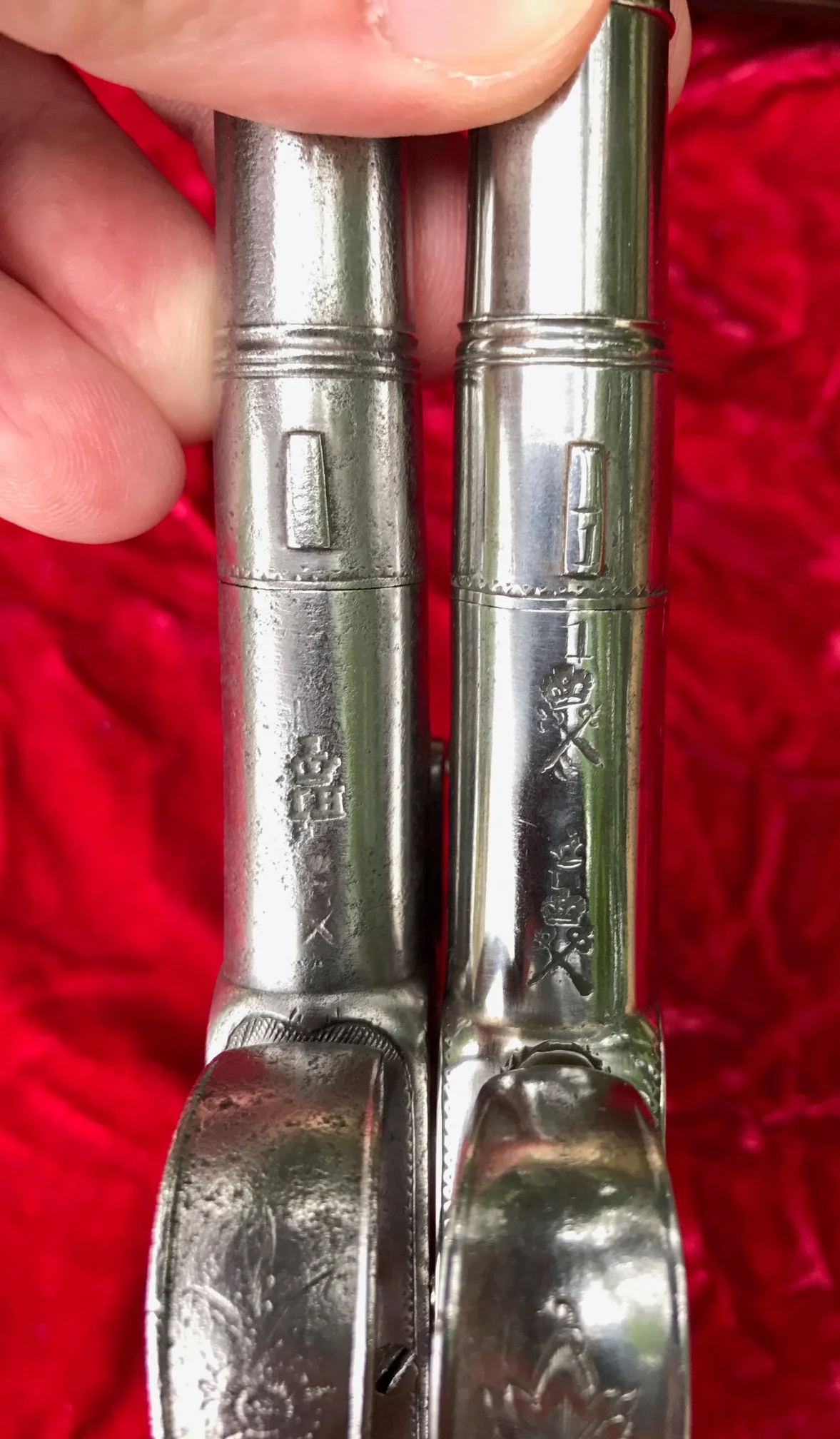 Wonderful Cased Pair of English Flintlock Box-Lock Pistol by HEYLIN, LONDON - Image 17