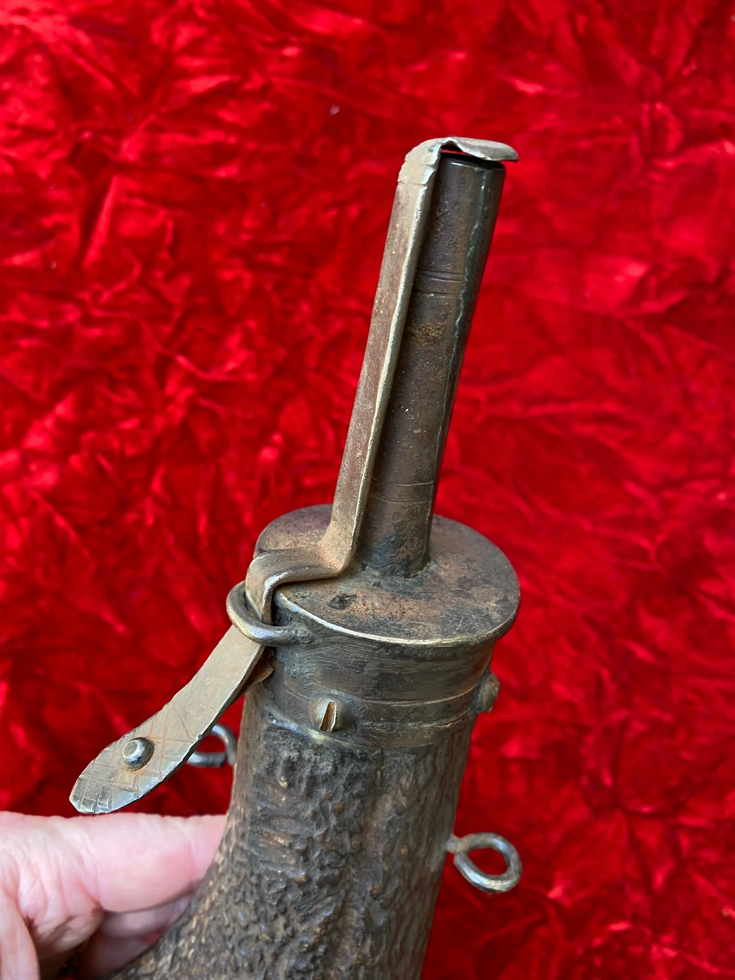 1579 Dated German/Austrian Wheellock Musketeer's Powder Flask - Image 10