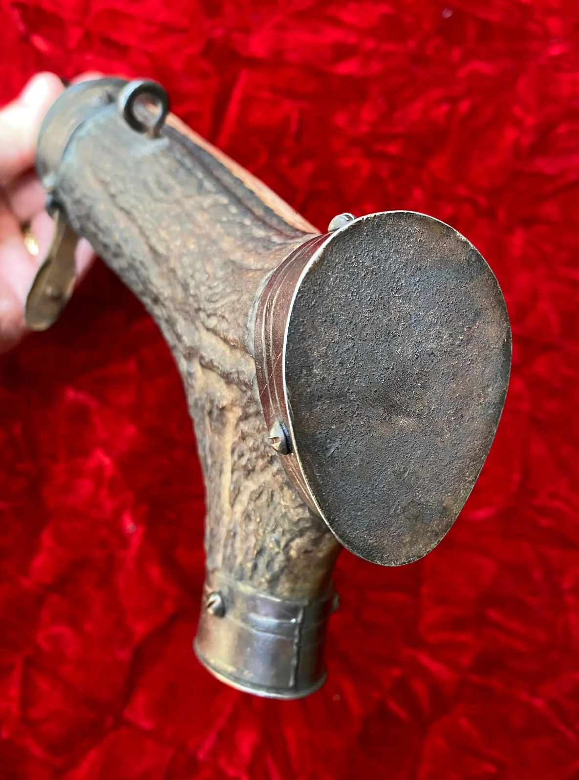 1579 Dated German/Austrian Wheellock Musketeer's Powder Flask - Image 7