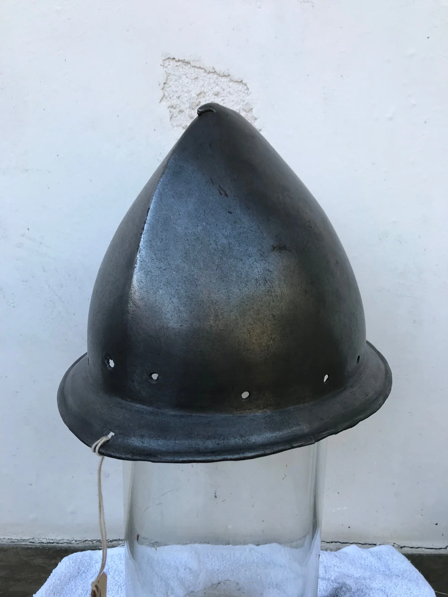A Fine Antique Italian One Piece Cabasset - Image 4