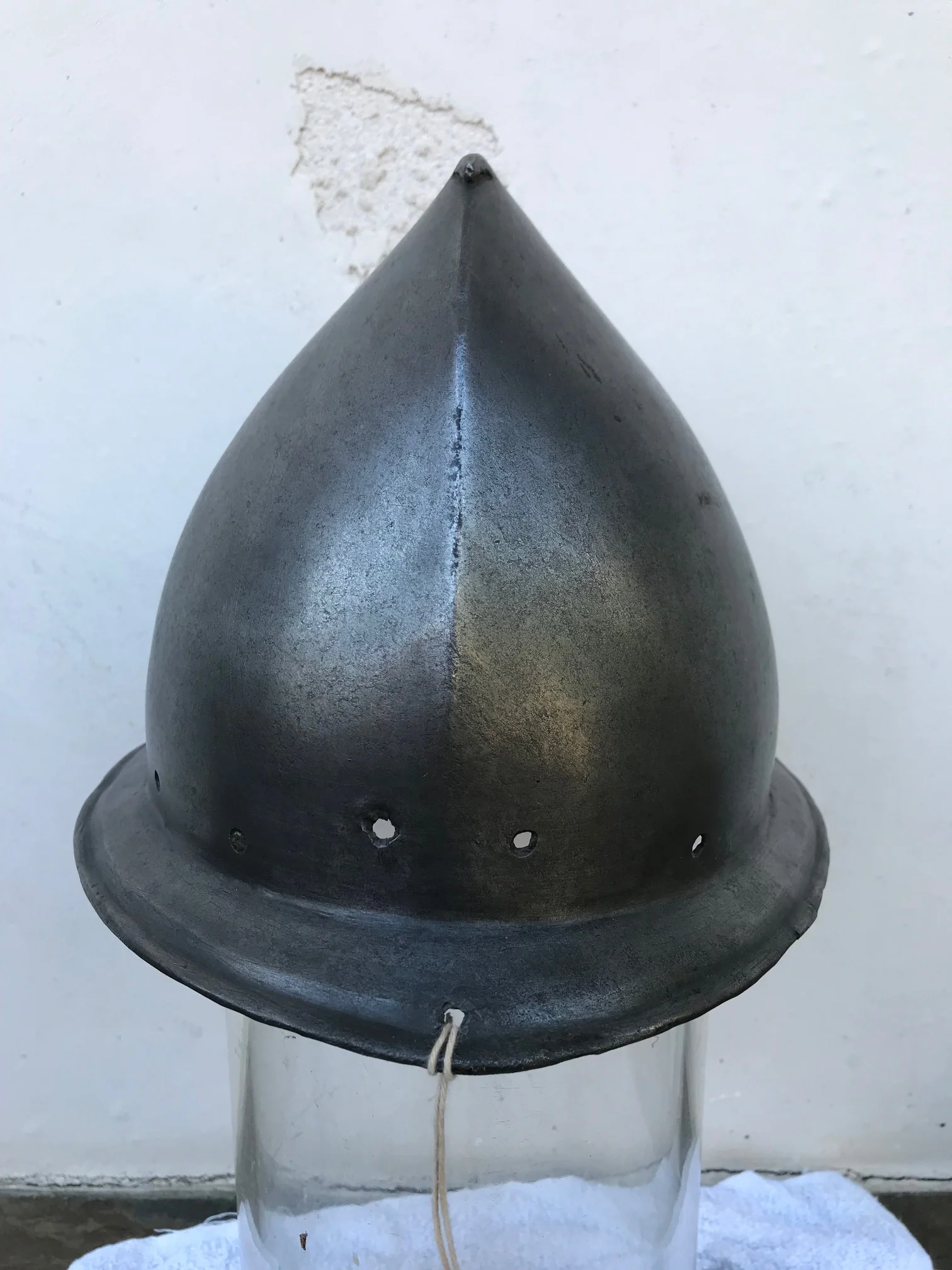 A Fine Antique Italian One Piece Cabasset - Image 5