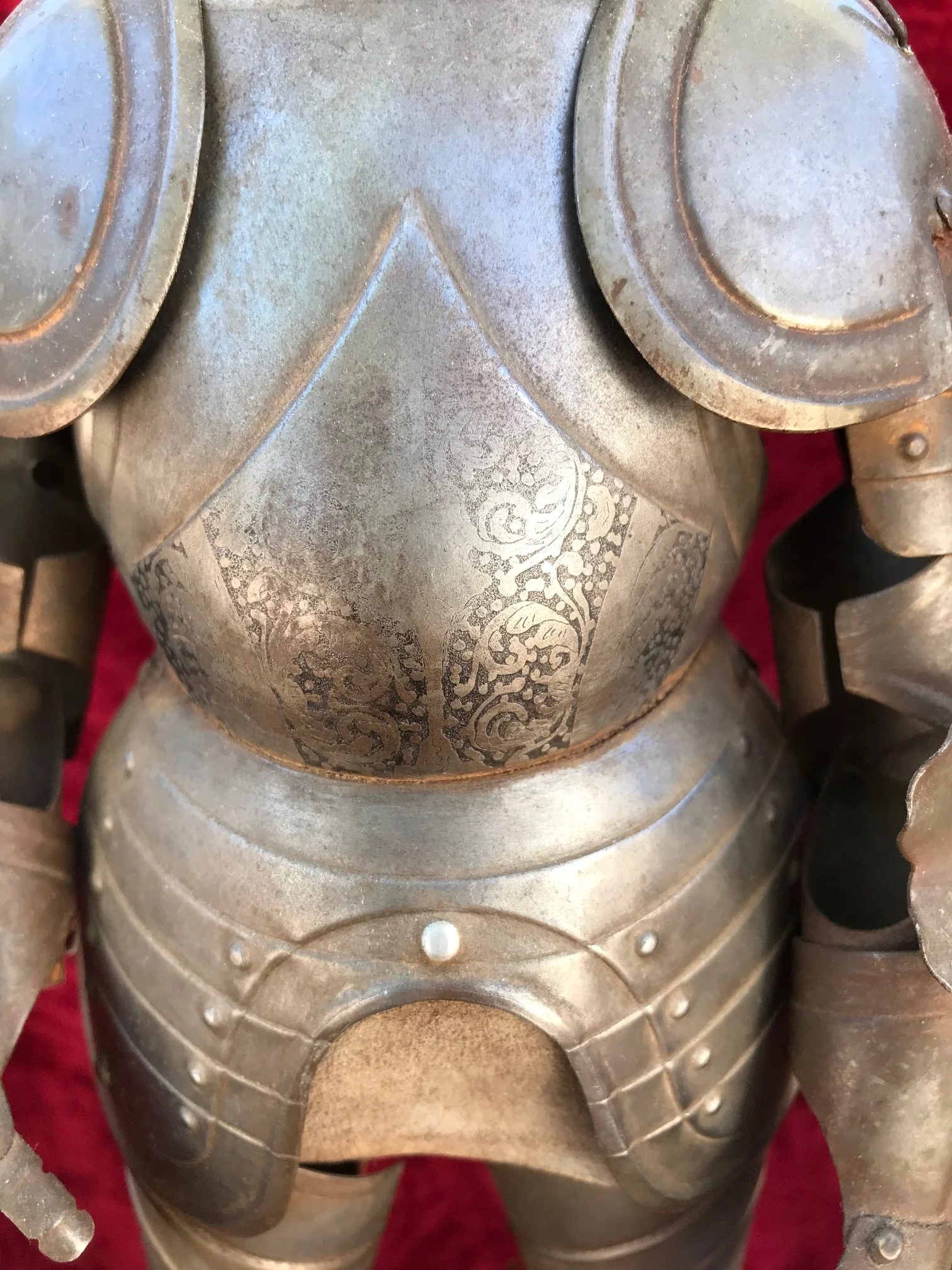 A Wonderful PAIR of 19th Century Miniature Suits of Armor - Image 5