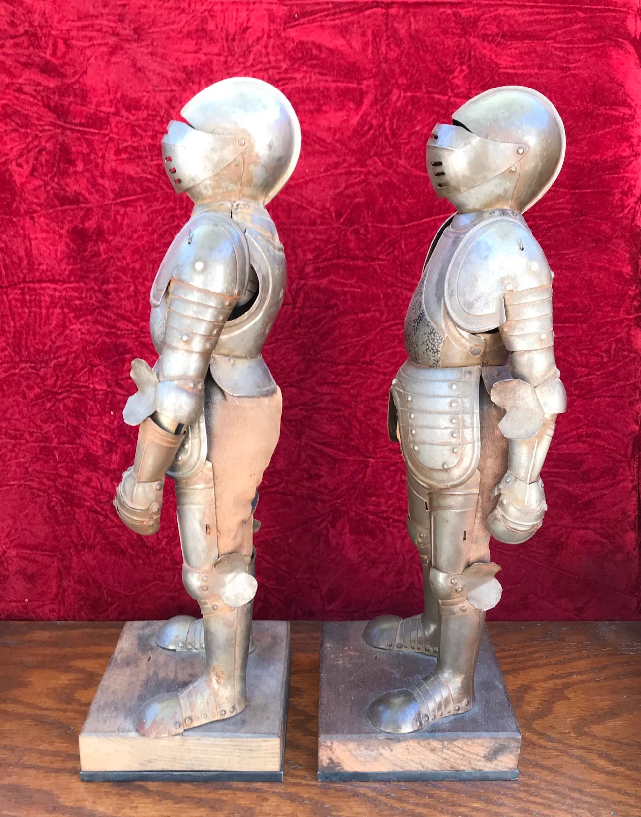A Wonderful PAIR of 19th Century Miniature Suits of Armor - Image 7