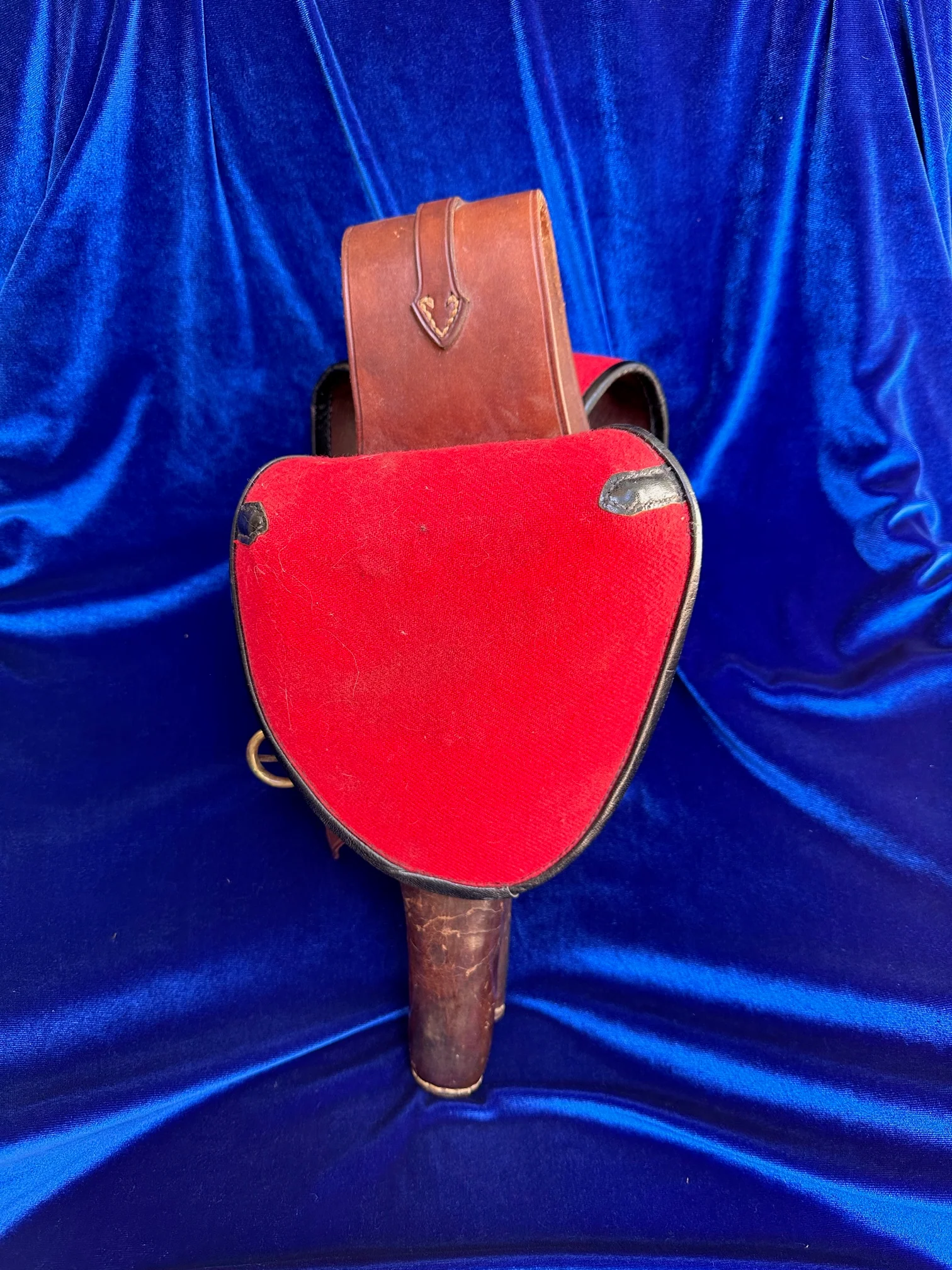 A Fine Restored Pair of Saddle Bucket Holsters for the Flintlock or Percussion Pistol. - Image 3