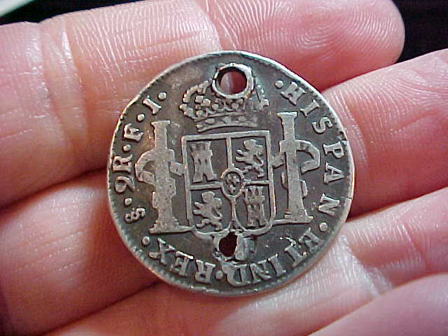 Spanish New World Silver 2 Reales Portrait Type, Dated 1808 - Image 3