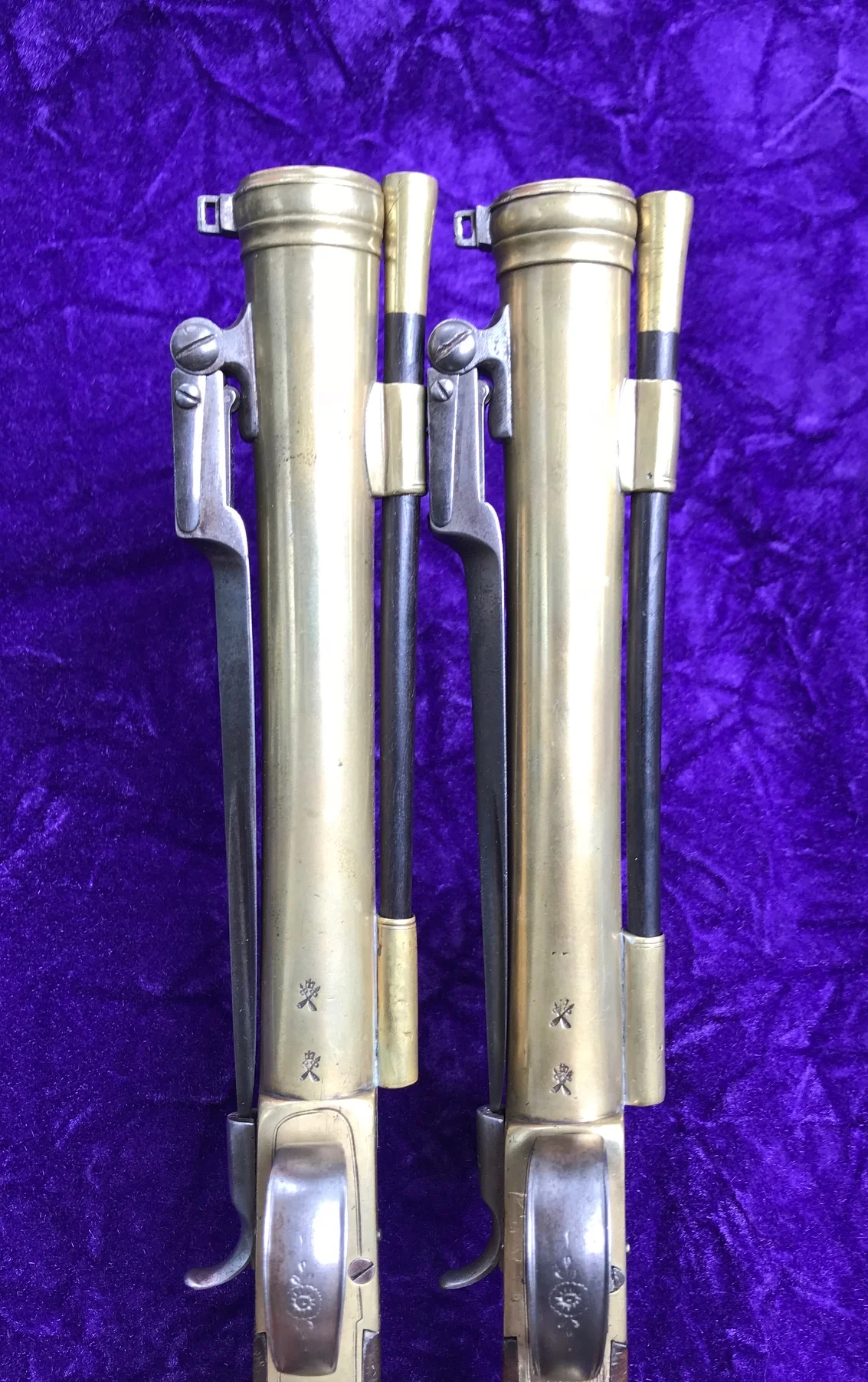 A Fantastic Cased Pair of English Flintlock Box-lock Blunderbuss Pistols by Williams, London - Image 13