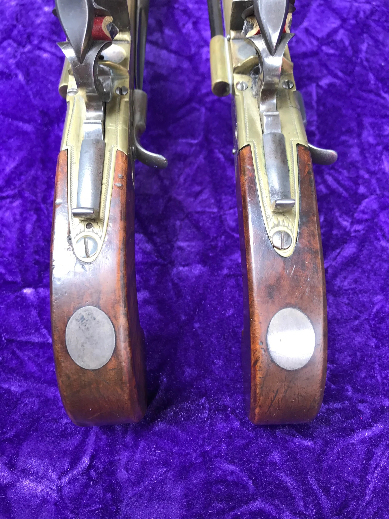 A Fantastic Cased Pair of English Flintlock Box-lock Blunderbuss Pistols by Williams, London - Image 21