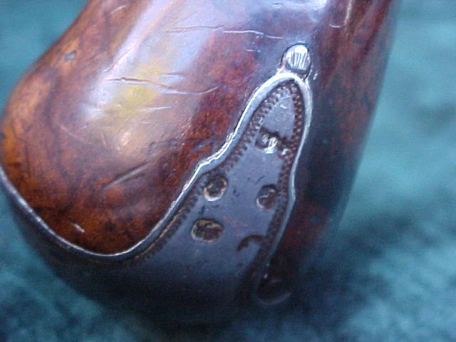 English Cased (PAIR) of Georgian Silver Mounted Brass Barrel Flintlock Holster Pistols By, PROBIN, London, #1538 Firearms - Image 6