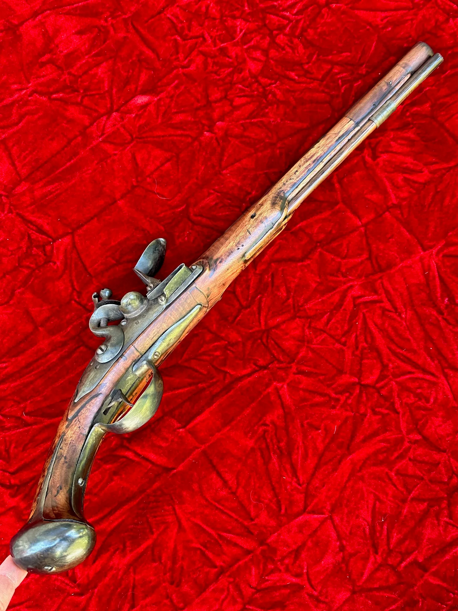 Ex. Rare Massive Dutch Military Flintlock Pistol, circa. 1675 - Image 10