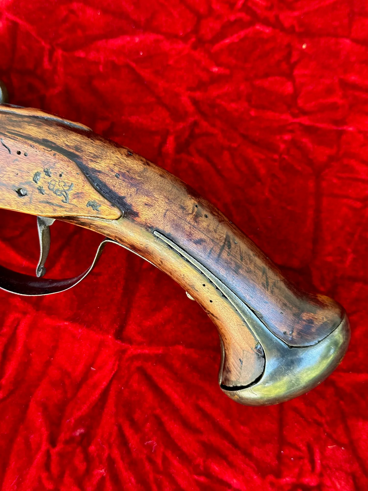 Ex. Rare Massive Dutch Military Flintlock Pistol, circa. 1675 - Image 12