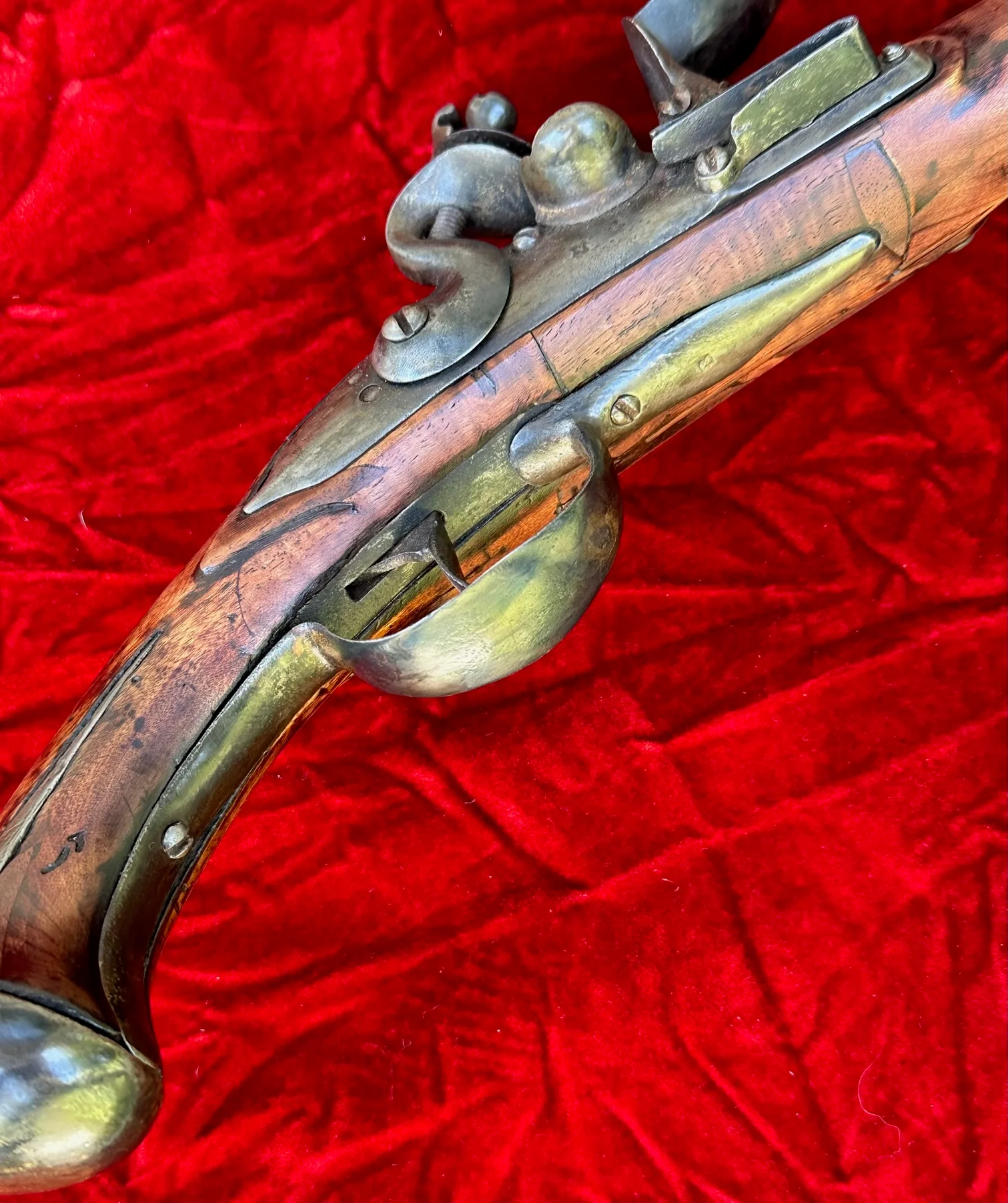 Ex. Rare Massive Dutch Military Flintlock Pistol, circa. 1675 - Image 8