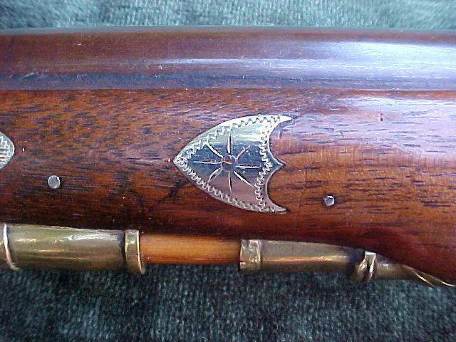 Fantastic American Kentucky Flintlock Pistol w/Engraved Silver Inlays, #1967 Firearms - Image 16