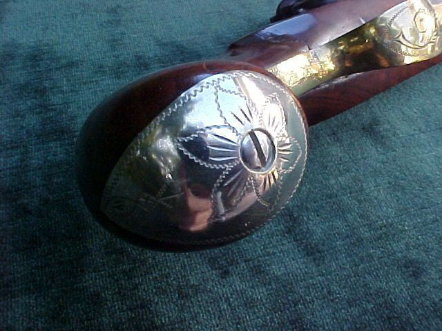 Fantastic American Kentucky Flintlock Pistol w/Engraved Silver Inlays, #1967 Firearms - Image 8