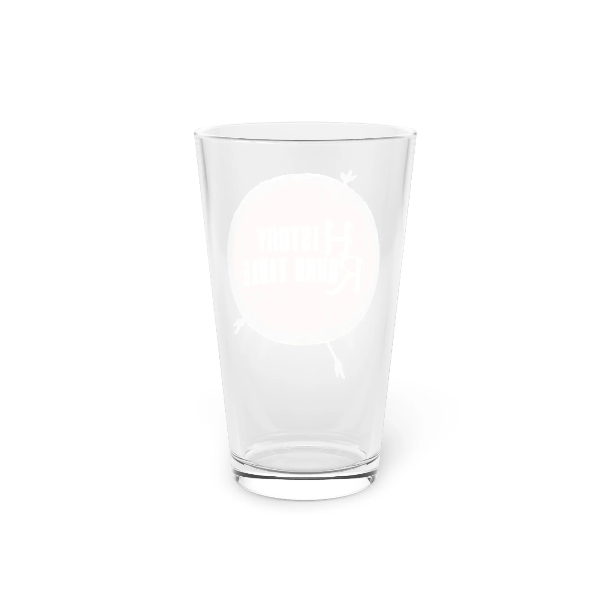History Round Table 16oz Pint Glass - Perfect for Parties and Gatherings - Image 4